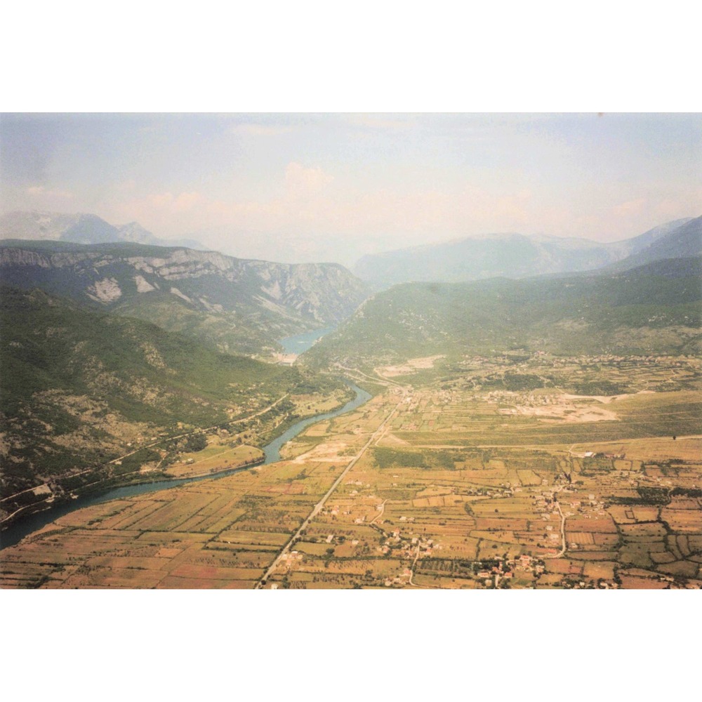 Vintage 1999 USAF Aerial Photos Bosnia Balkans Mountains Rivers Lot of 11 - Picture 3 of 11